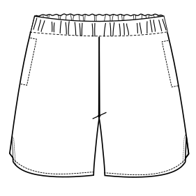 Fashion sewing patterns for MEN Shorts Tennis Short 6033